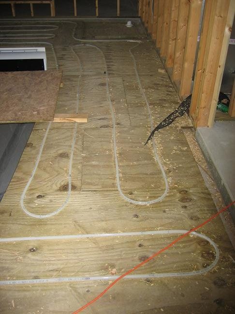 Radiant Heat Flooring Remodeling